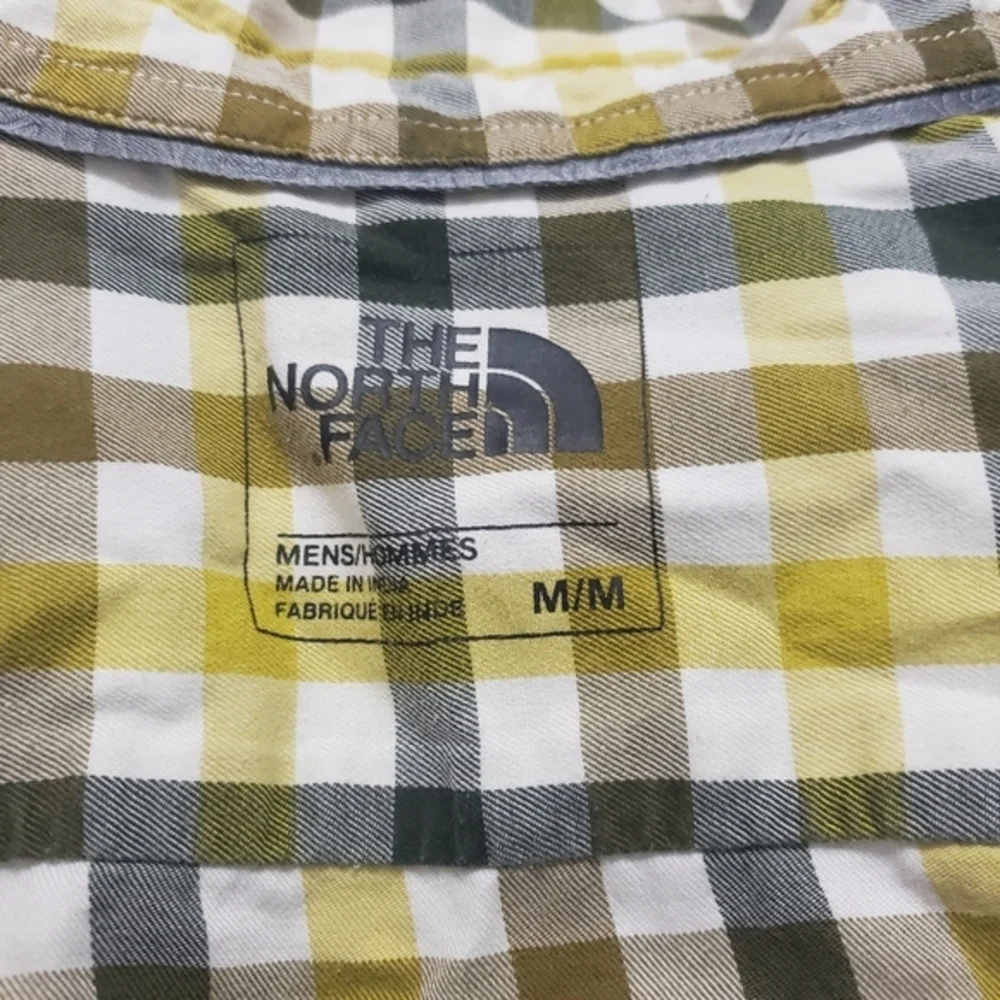 The North Face‎ Men's Plaid Checks Button-up Long Sleeve Size Medium